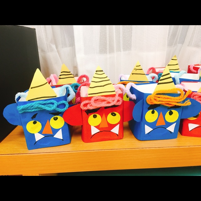 【みんなの投稿】鬼の豆入れ⭐️