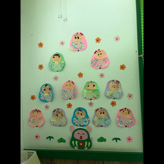 【みんなの投稿】3歳児３学期 壁面