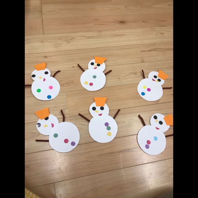 【みんなの投稿】雪だるま0歳児 【みんなの投稿】雪だるま0歳児