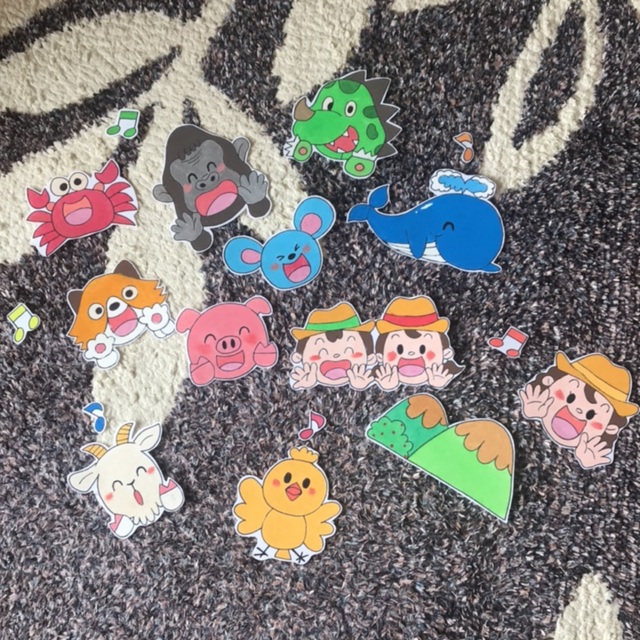 【みんなの投稿】パネルシアター「やまびこごっこ」