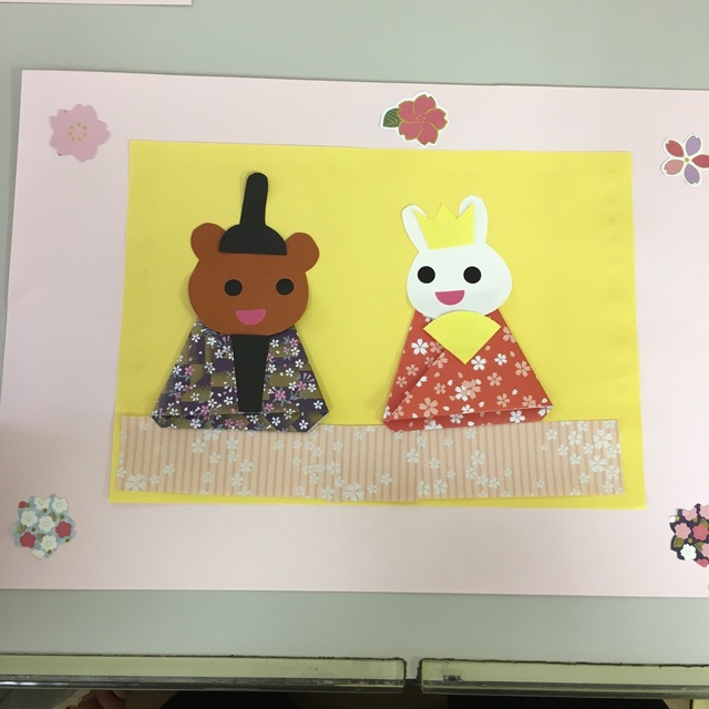 【みんなの投稿】３月制作 おひなさま