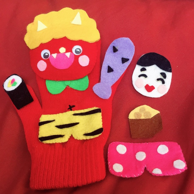 【みんなの投稿】節分手袋シアター『鬼のパンツ』