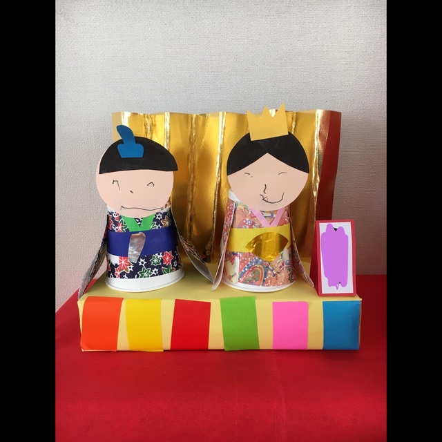 【みんなの投稿】ひな人形(３歳児)