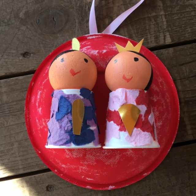 【みんなの投稿】紙コップで雛飾り