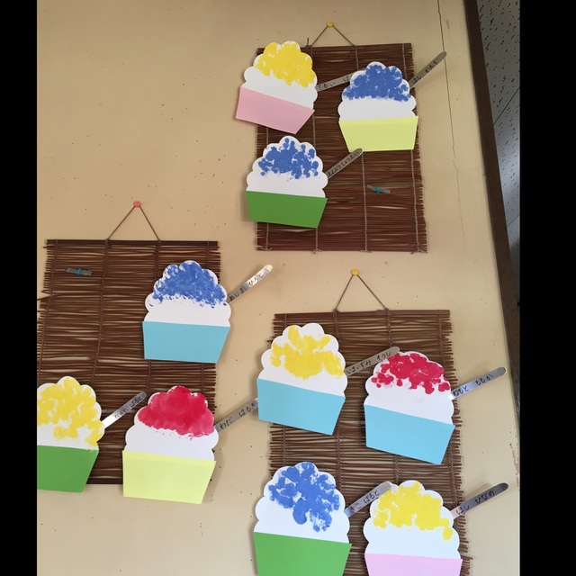 【みんなの投稿】1歳児かき氷