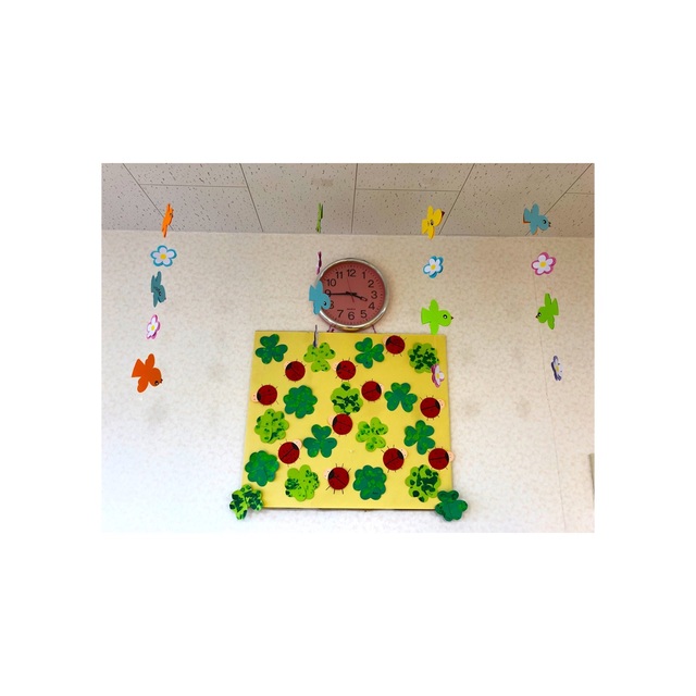 【みんなの投稿】壁面 てんとう虫