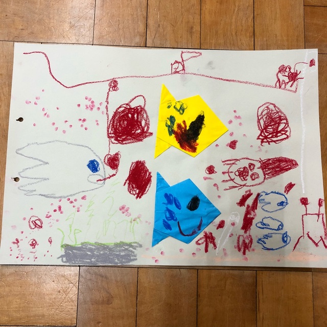 【みんなの投稿】8月製作帳 おさかな