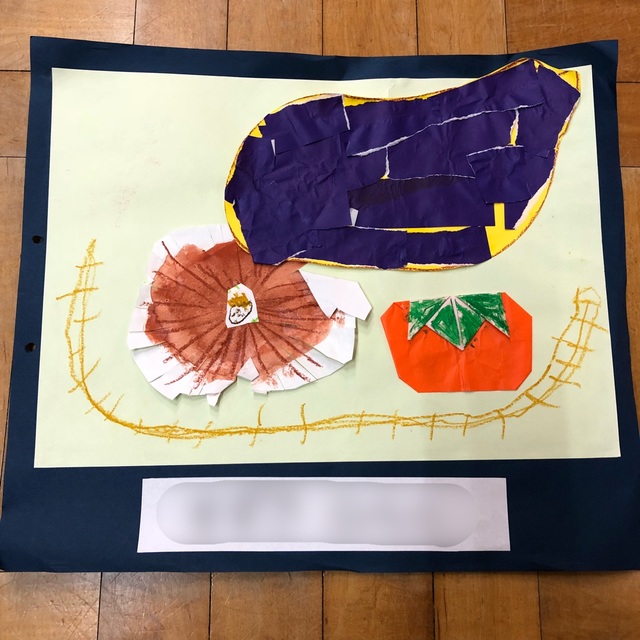 【みんなの投稿】11月製作帳 秋の食材(作品展)