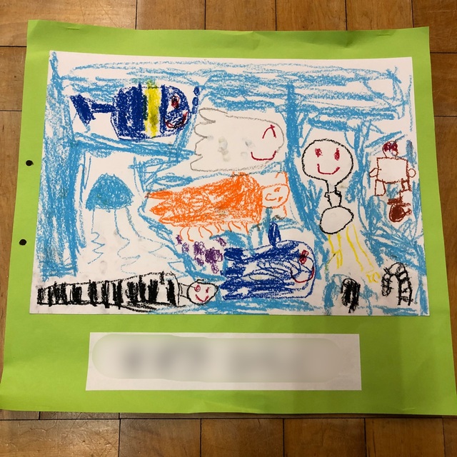 【みんなの投稿】11月製作帳 水族館の生き物(作品展)