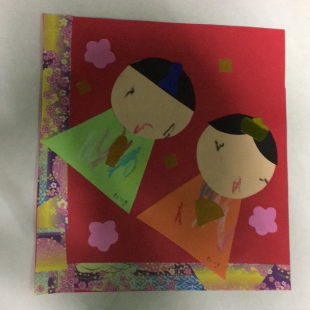 【みんなの投稿】おひなさま(1歳児)