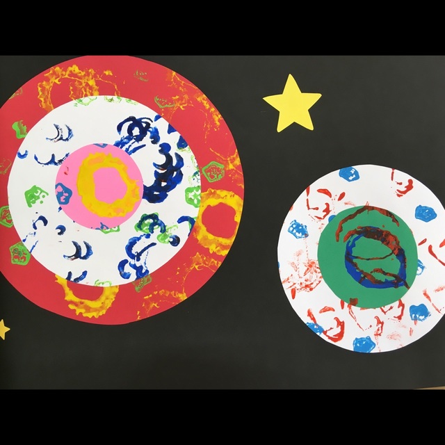 【みんなの投稿】８月製作 野菜スタンプ