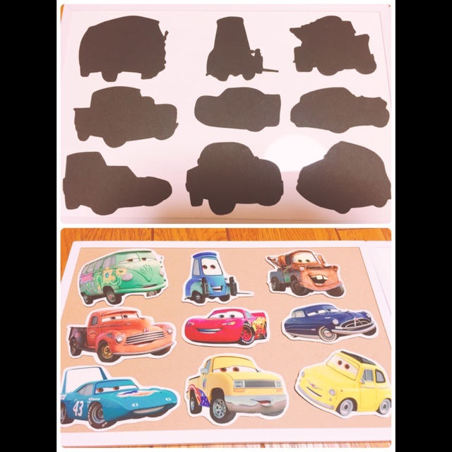 【みんなの投稿】♥シルエットパズル(カーズ)♥