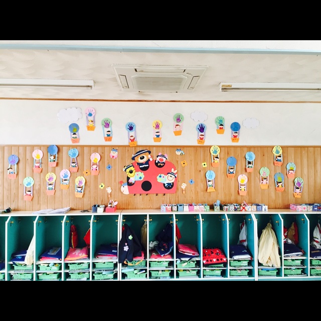 【みんなの投稿】3月 壁面 年長さん