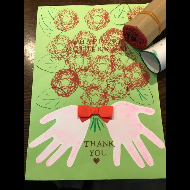 【みんなの投稿】【母の日 手形アート】
