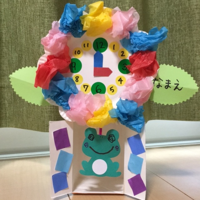 【みんなの投稿】☆時の記念日☆時計アジサイ&カエル