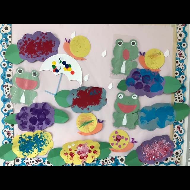 【みんなの投稿】【六月壁面】