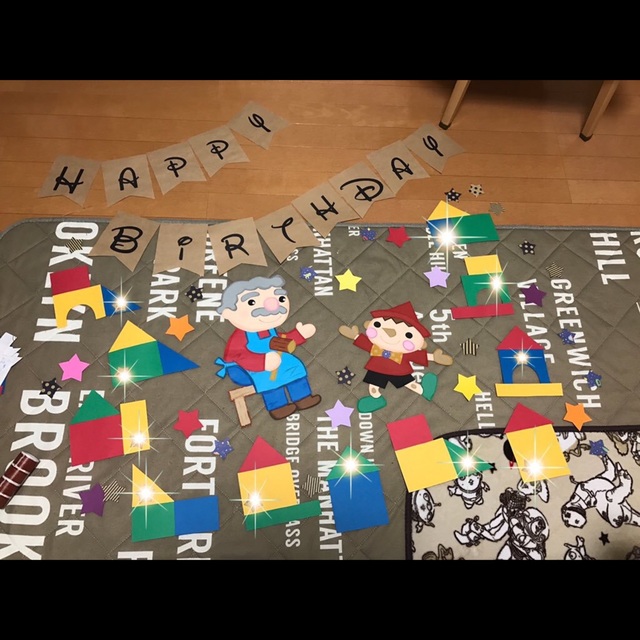 【みんなの投稿】誕生日表 ピノキオ