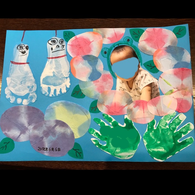 【みんなの投稿】【手形アート☆6月】 【みんなの投稿】【手形アート☆6月】