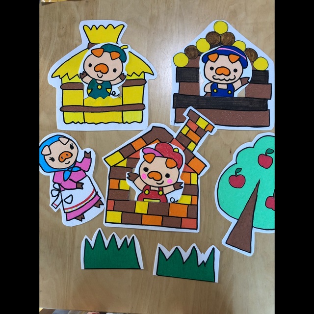 【みんなの投稿】「パネルシアター」3匹のこぶた①