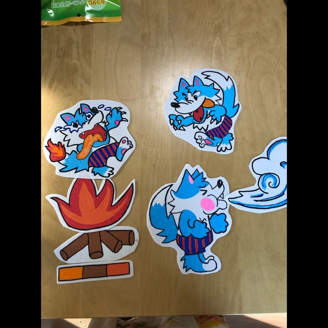 【みんなの投稿】「パネルシアター」3匹のこぶた②