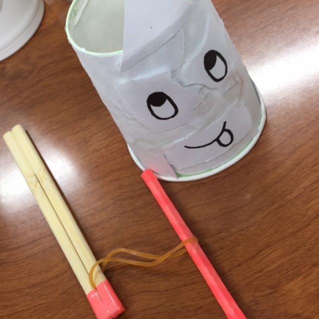 【みんなの投稿】紙コップおばけ 【みんなの投稿】紙コップおばけ