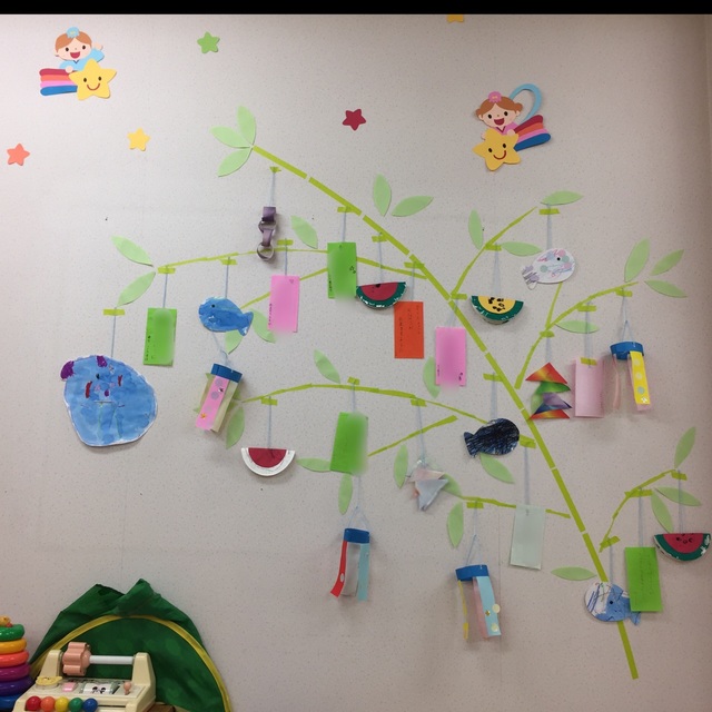 【みんなの投稿】☆七夕の壁面飾り☆