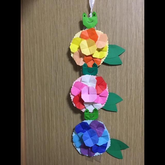 【みんなの投稿】紫陽花つるし飾り