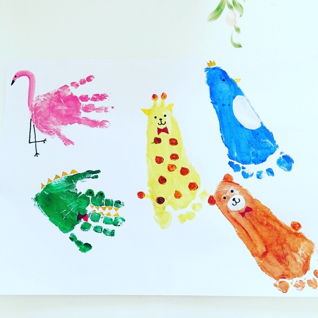 【みんなの投稿】手形足形アート