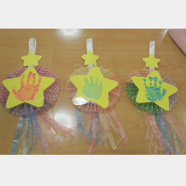 【みんなの投稿】0歳児 七夕制作