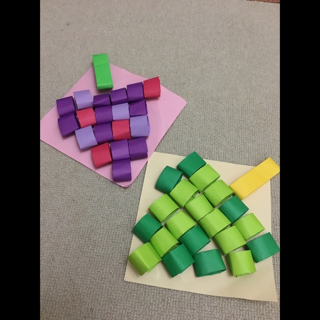 【みんなの投稿】切って丸めてぶどうちゃん