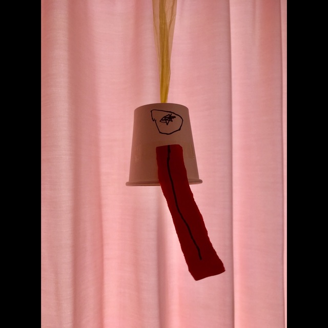 【みんなの投稿】紙コップおばけ[¬º-°]¬