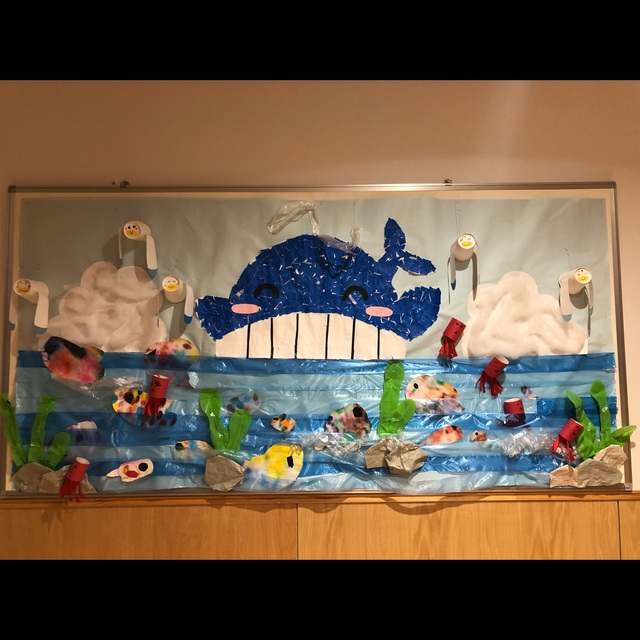 【みんなの投稿】壁面・海の生き物