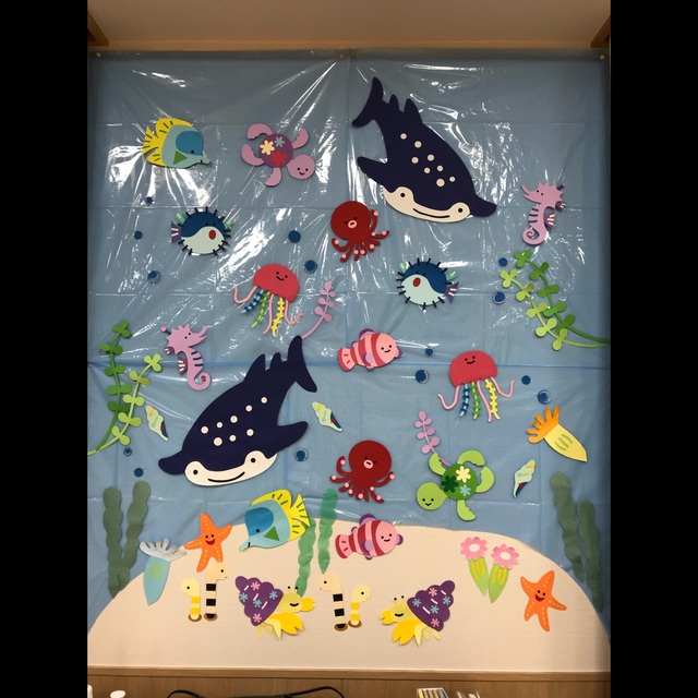 【みんなの投稿】8月の壁面