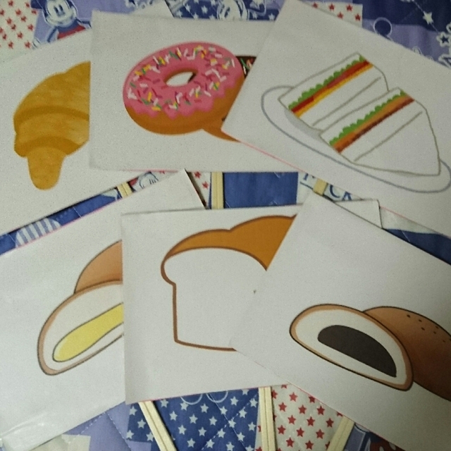 【みんなの投稿】あんパンしょくパンのペープサート