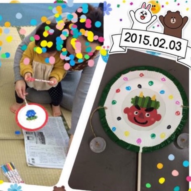 【みんなの投稿】節分 鬼のでんでん太鼓