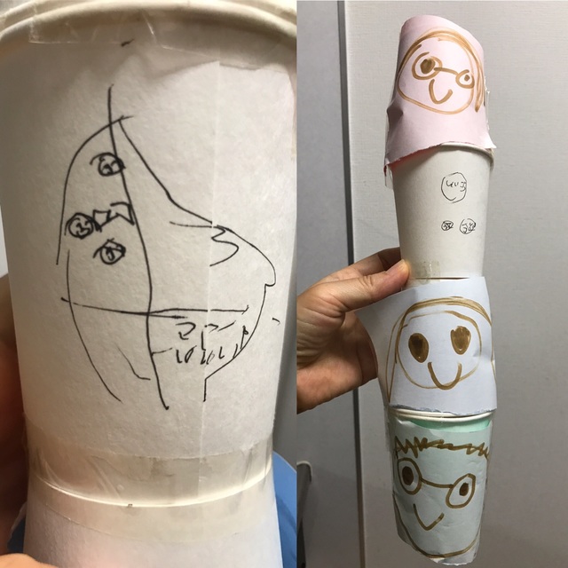 【みんなの投稿】6歳 紙コップ製作 【みんなの投稿】6歳 紙コップ製作