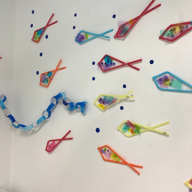 【みんなの投稿】【ストローで作るお魚】 【みんなの投稿】【ストローで作るお魚】
