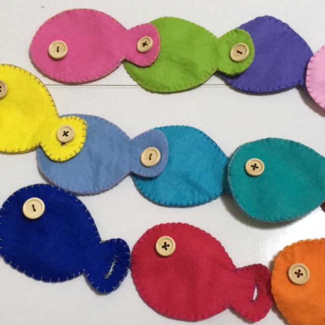 【みんなの投稿】魚のボタン遊び