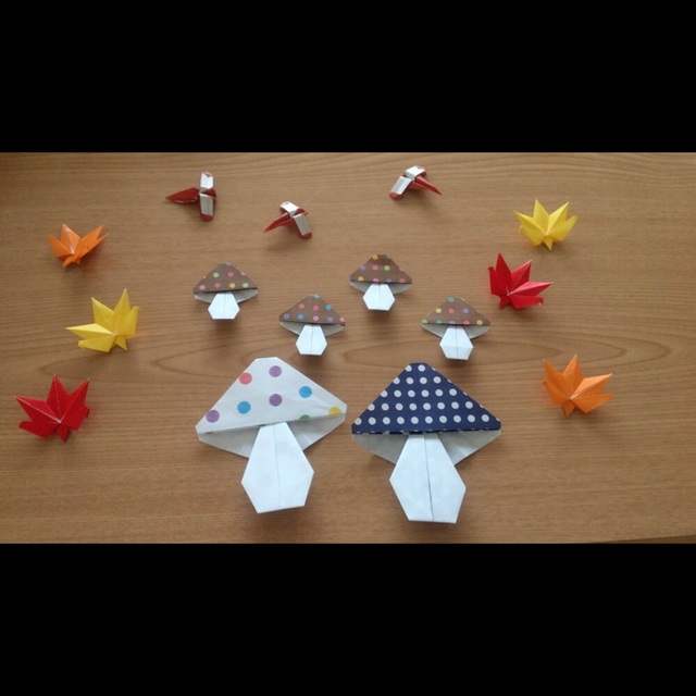 【みんなの投稿】9月 きのこ もみじ トンボ