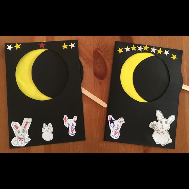 【みんなの投稿】月の満ち欠けがわかるクラフト