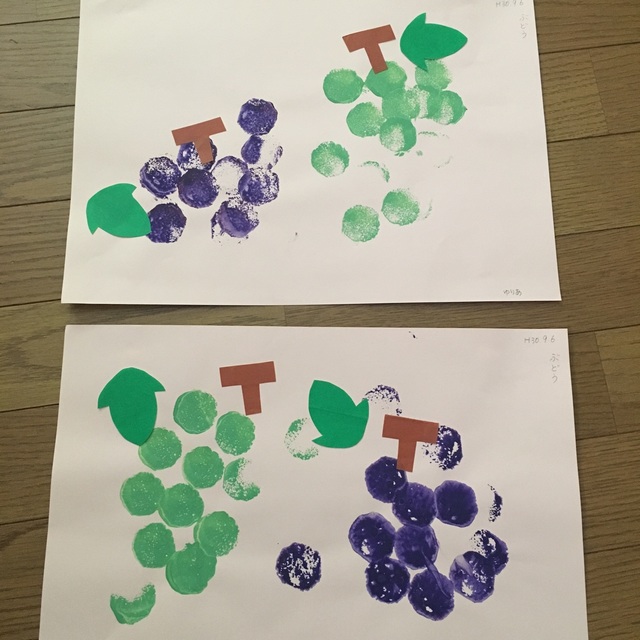 【みんなの投稿】9月 製作 ぶどう