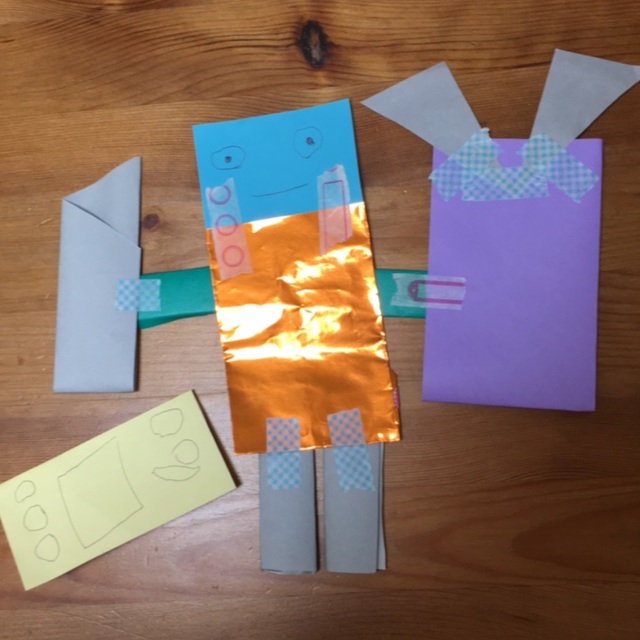 【みんなの投稿】折り紙でロボット