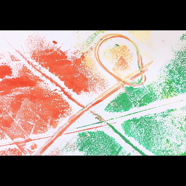 【みんなの投稿】好きなもの de 版画！