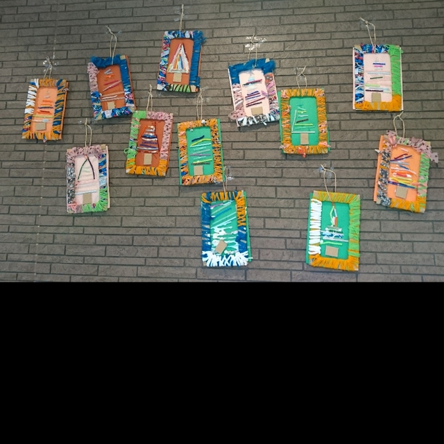 【みんなの投稿】秋を感じてもらおうと木を作りました！