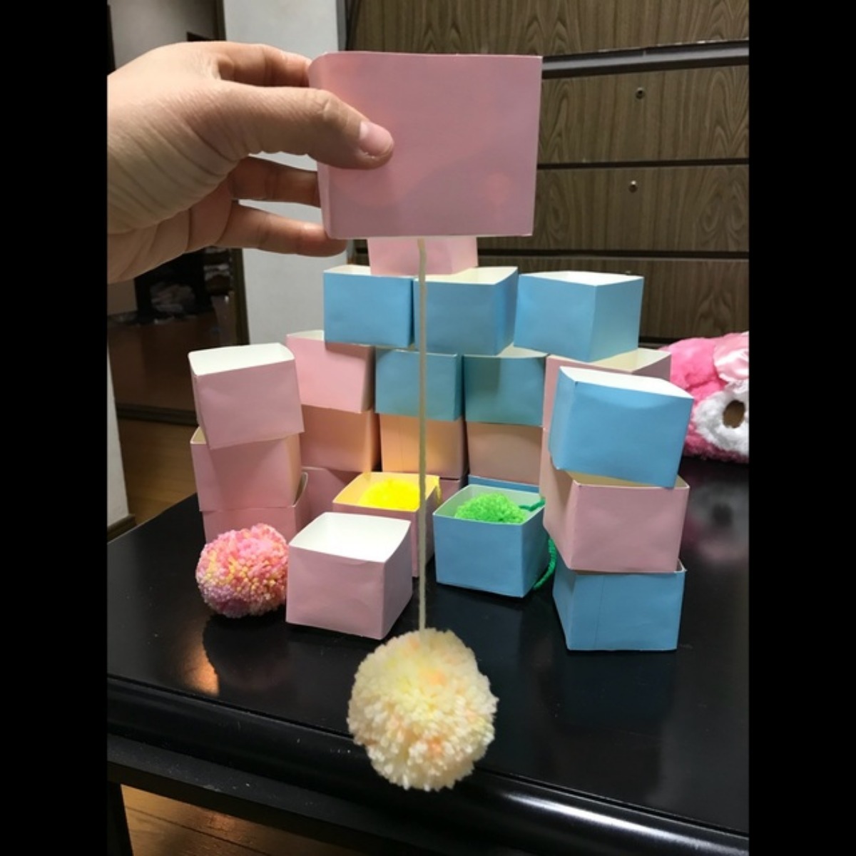 【みんなの投稿】【けん玉制作(2歳児)】 【みんなの投稿】【けん玉制作(2歳児)】