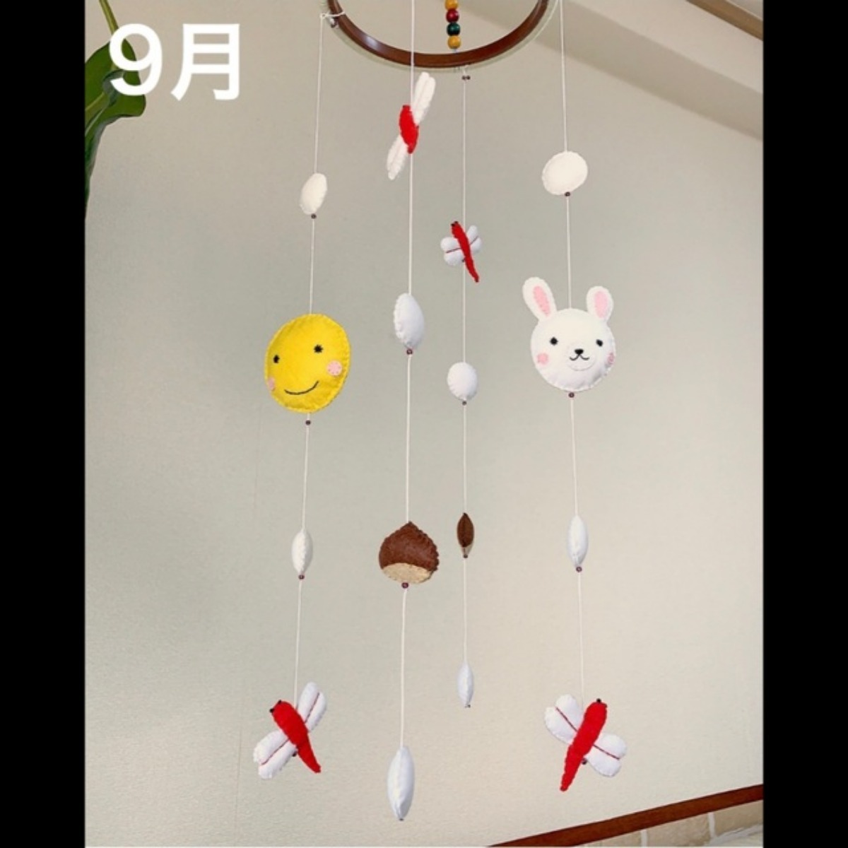 【みんなの投稿】✂︎季節のモビール (9月用)