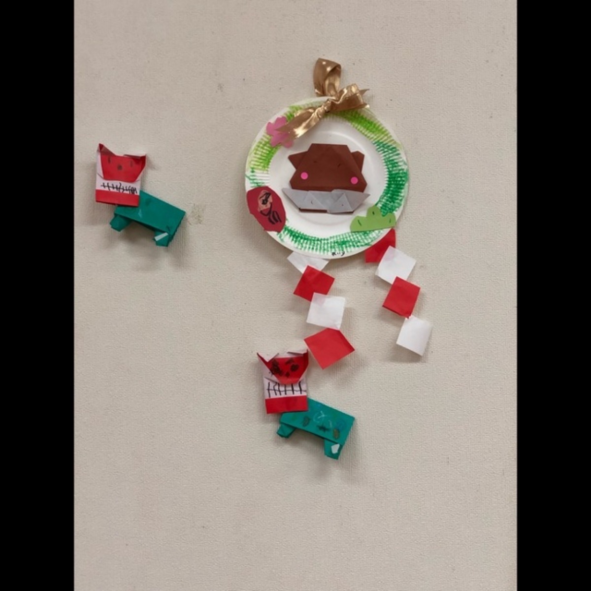 【みんなの投稿】4歳児 正月リース