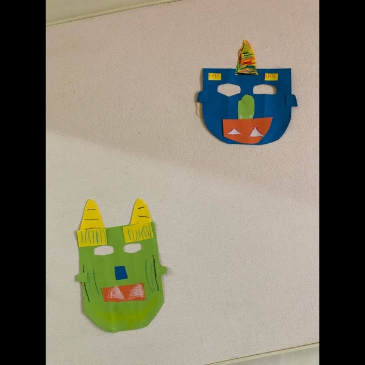 【みんなの投稿】4歳児 折り紙(鬼👹)