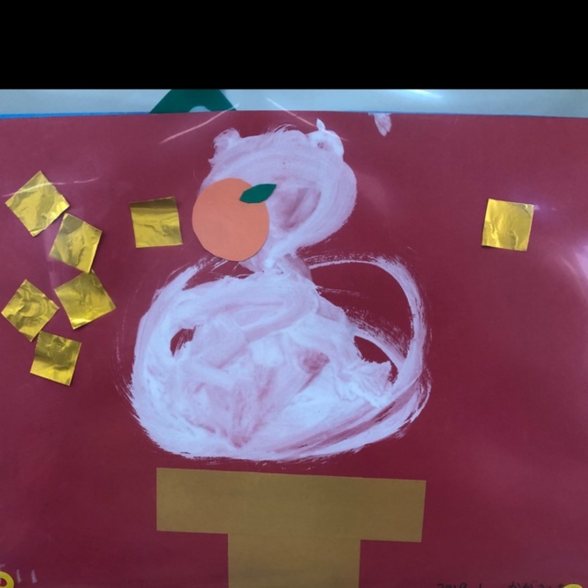 【みんなの投稿】１月の製作 「かがみもち」