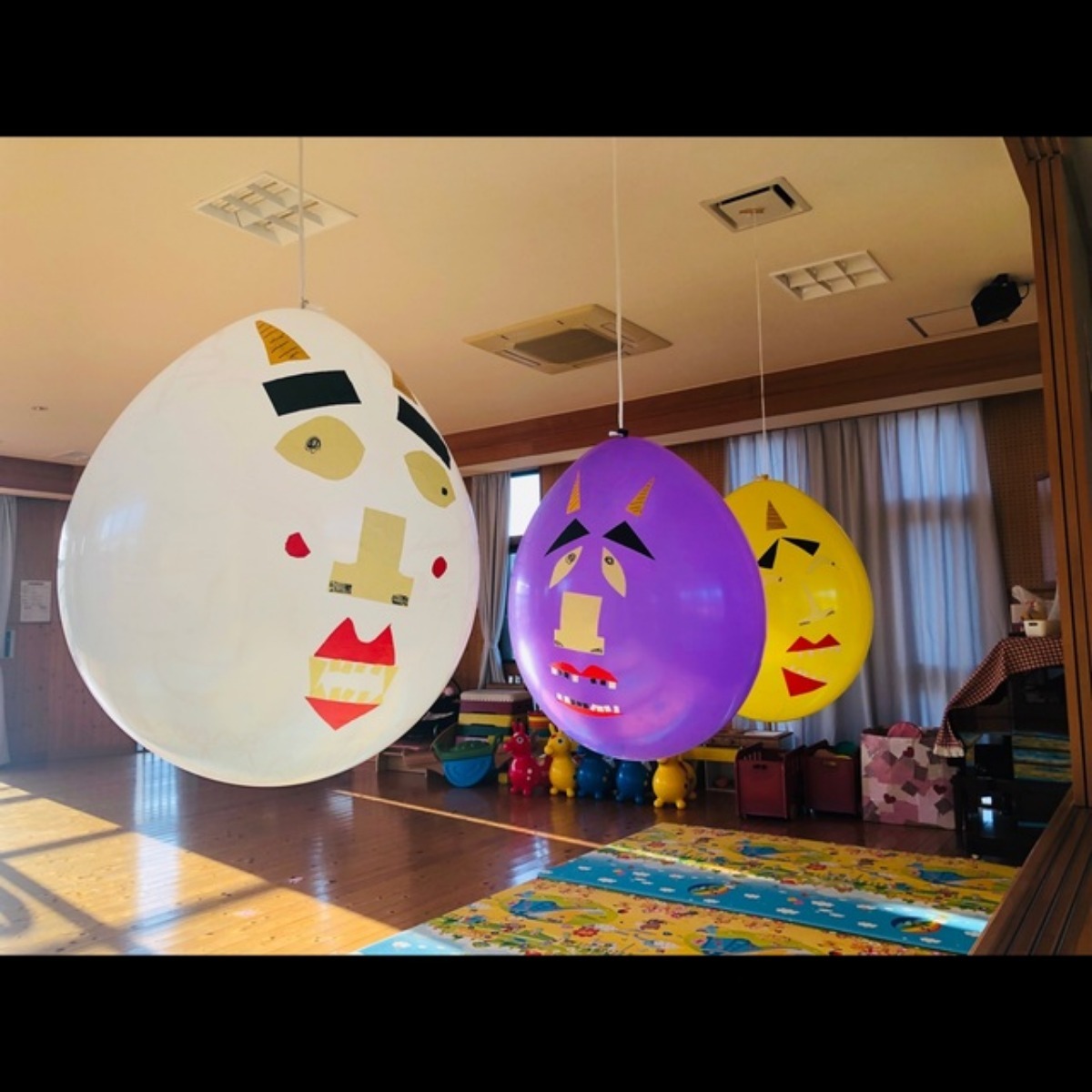 【みんなの投稿】【バルーン鬼】 節分豆まき